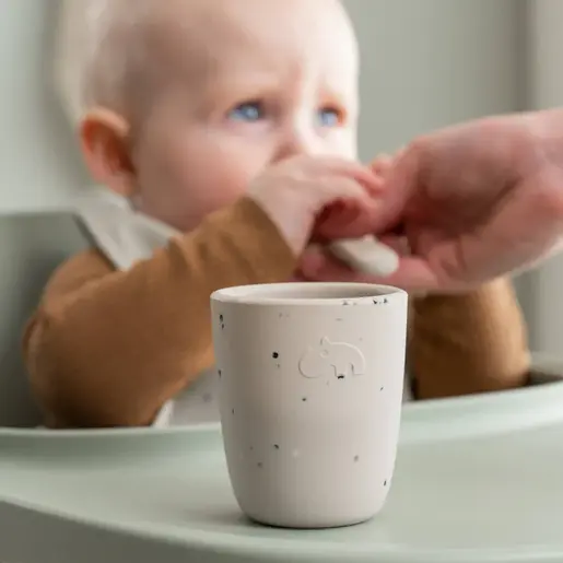 Done by Deer Set za jelo Prvi obrok Birdee - Sand