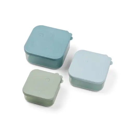 Done by Deer kutijice za grickalice (set 3 kom) - Blue mix