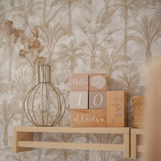 Label Label Drvene Milestone Kockice – Nougat