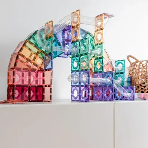 Connetix Tiles - Pastel Ball Run set (106 kom)