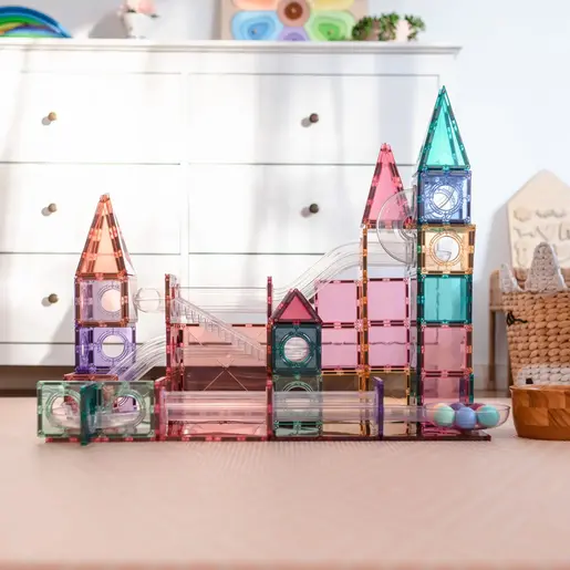 Connetix Tiles - Pastel Ball Run set (106 kom)