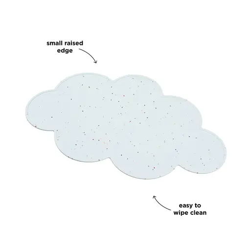 Done by Deer Silikonski podmetač - Confetti Blue