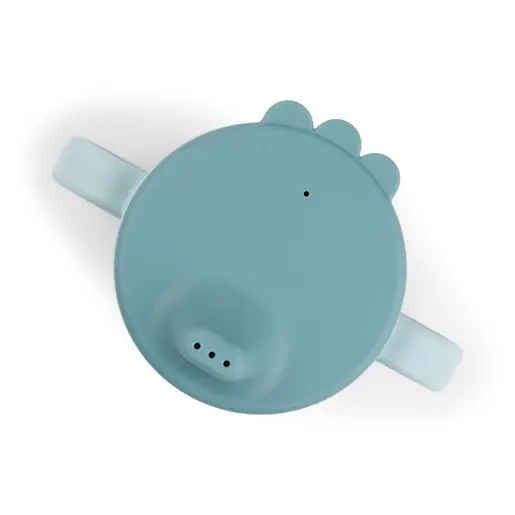 Done by Deer Foodie 2u1 kljunašica i čaša sa 2 ručke – Happy dots Blue