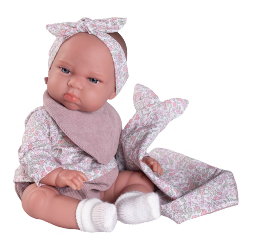 Antonio Juan lutka beba TUFI s dekicom i podbradkom 34 cm