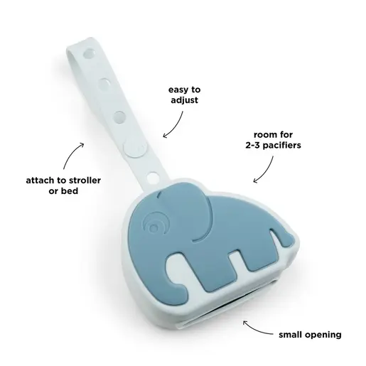 Done by Deer silikonska kutijica za cucle - Elphee Blue