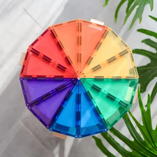 Connetix Tiles - Rainbow Geometrijski set (30 kom)