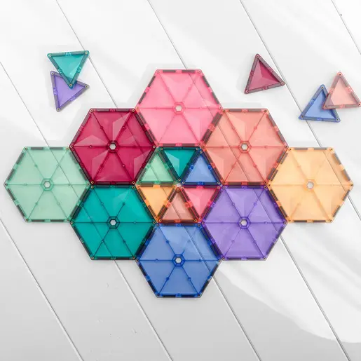 Connetix Tiles - Pastel Geometrijski set (40 kom)