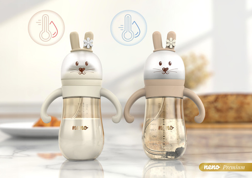 Neno Anti-colic, 3u1 smart Mio Flašica za Bebe BPA Free 300ml - Cream