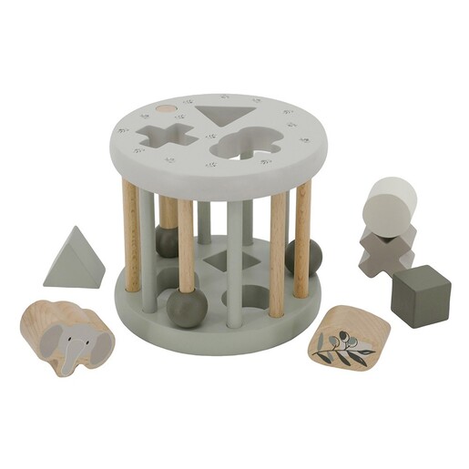 Label Label točak za sortiranje oblika - Olive Green