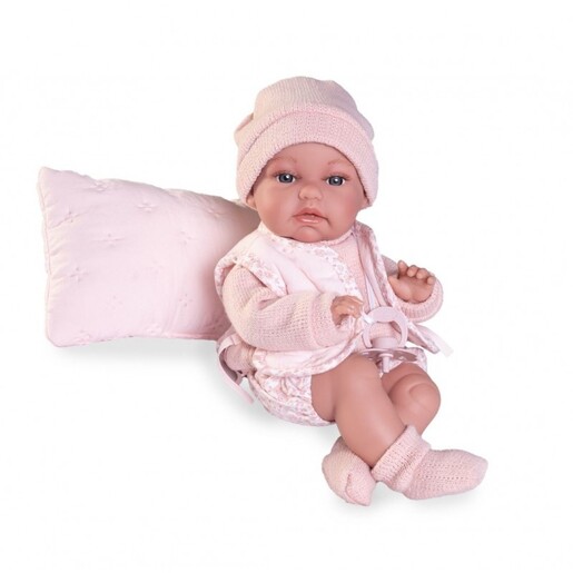 Antonio Juan fleksibilna lutka beba TONETA s jastučićem 34 cm