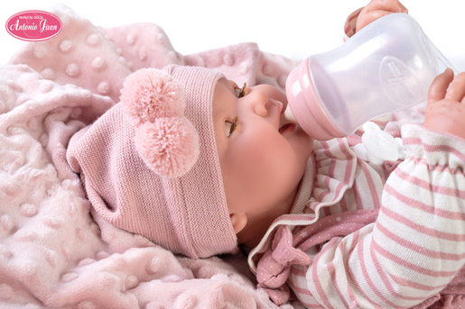 Antonio Juan lutka beba MIA piškilica sa dekicom 42cm