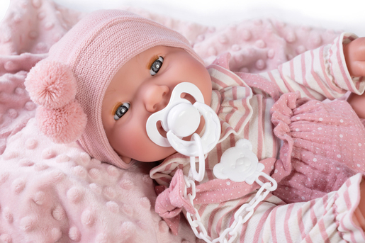 Antonio Juan lutka beba MIA piškilica sa dekicom 42cm