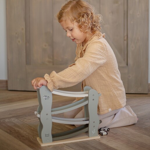 Label Label Drvena trkača staza – Car slider Olive Green