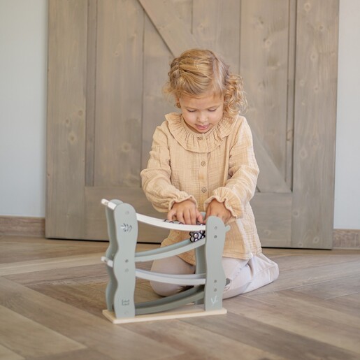 Label Label Drvena trkača staza – Car slider Olive Green