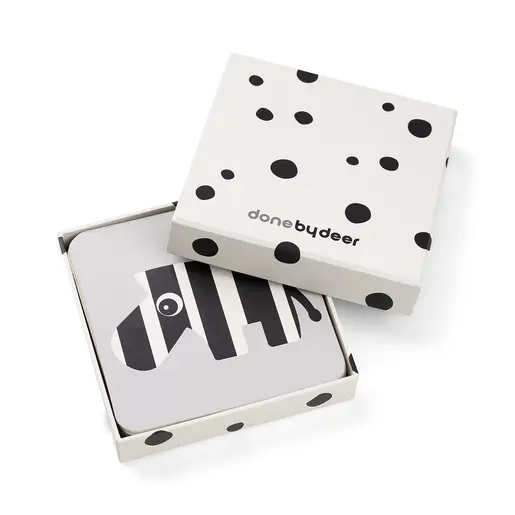 Done by Deer Kontrasne kartice za razvoj vida kod beba - 10 komada - Deer friends