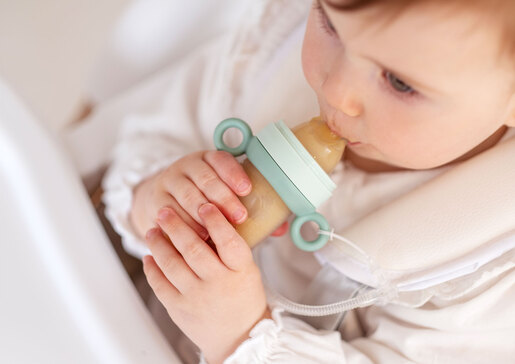 Neno Gusto – 2u1 Silikonska kašikica i cucla za voće i kašice