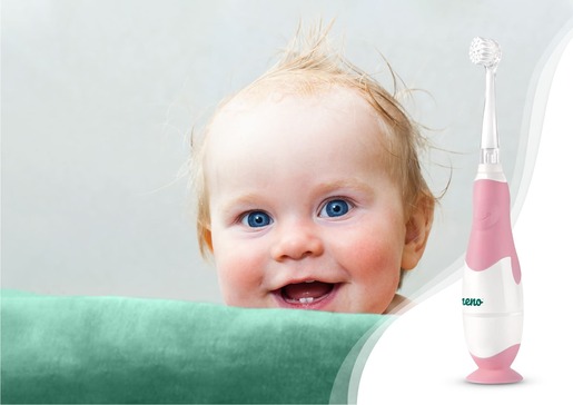 Neno Denti – Električna četkica za zube za bebe (3–36m) Pink