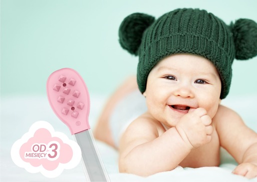 Neno Denti – Električna četkica za zube za bebe (3–36m) Pink