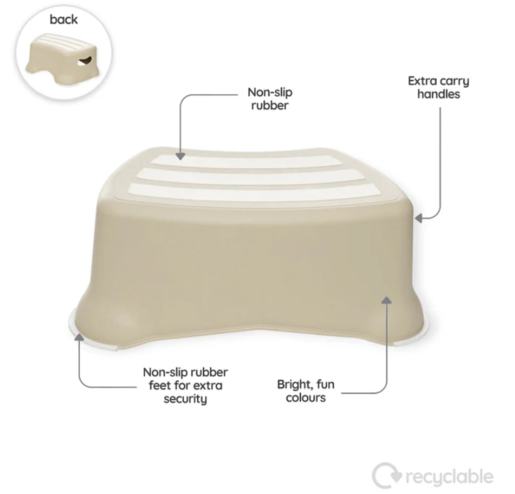 My Little Step Stool - Natural Beige - Pomoćna stepenica