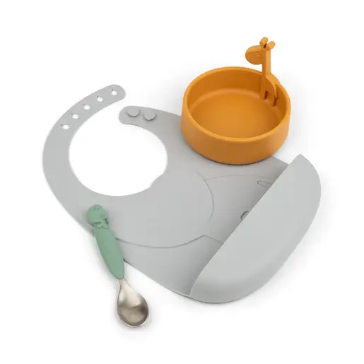 Done by Deer Set za jelo Prvi obrok Peekaboo - Deer friends Colour mix