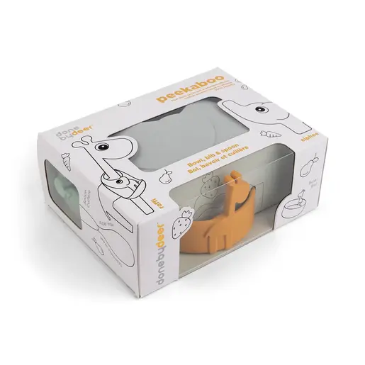 Done by Deer Set za jelo Prvi obrok Peekaboo - Deer friends Colour mix