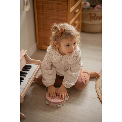 Label Label Drveni tamburin - Pink