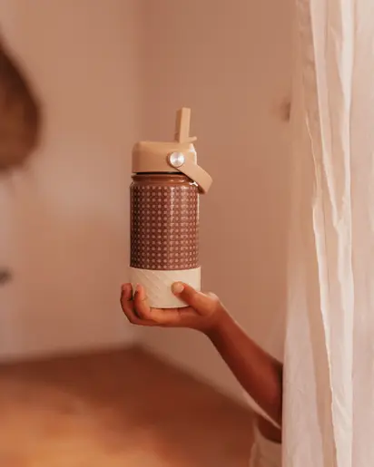 Mrs Ertha Termo boca za vodu (350ml) Nehrđajući čelik – Vintage Squares