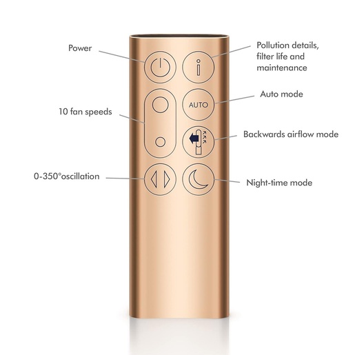 Dyson pročišćivač zraka TP09 Pro Purifier Cool Formaldahyde, White/Gold