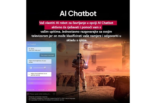 LG QNED televizor 65QNED70A6A, 4K Ultra HD, Smart TV, WebOS 25, α7 AI Processor 4K Gen8, 60Hz, ThinQ AI, Magični daljinski, Crni **MODEL 2025**