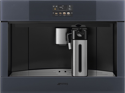 Smeg ugradbeni aparat za espresso kafu CMS4104G Linea, automatski, sivi