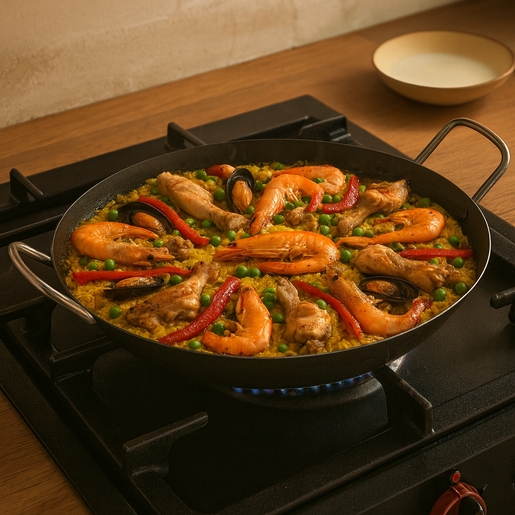 Paderno tava za paellu 42cm 11717-42 Bluesteel