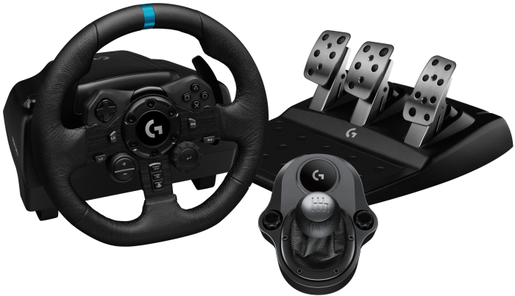 Logitech G923 Driving force volan  + Shifter Logitech Driving Force