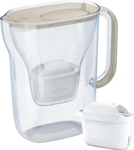 Brita Style Essential bokal za filtriranje vode 2,4L bež + 2 GRATIS filtera