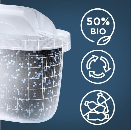 Brita Style Essential bokal za filtriranje vode 2,4 l plavi + 2 GRATIS filtera