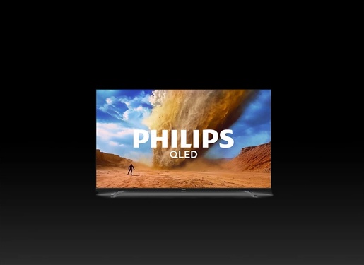 PHILIPS QLED televizor 75PUT8530/12, 4K Ultra HD, Google TV, Smart, Dolby Vision i Dolby Atmos, P5 Perfect Picture Engine, Crni