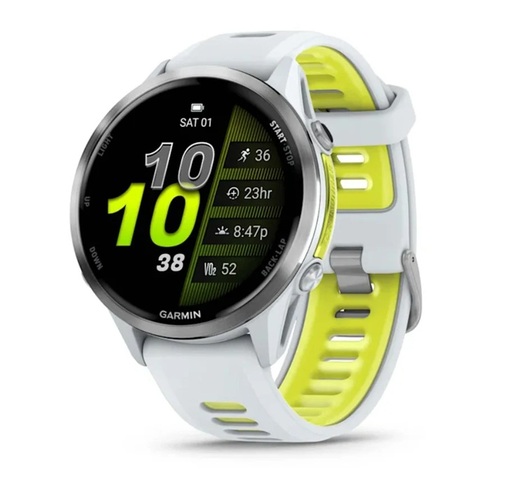 GARMIN Forerunner 970 sportski pametni sat, 47mm, Titanium Whitestone Amp Yellow