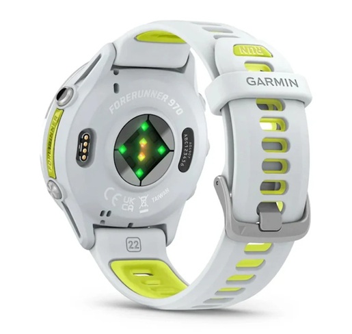 GARMIN Forerunner 970 sportski pametni sat, 47mm, Titanium Whitestone Amp Yellow