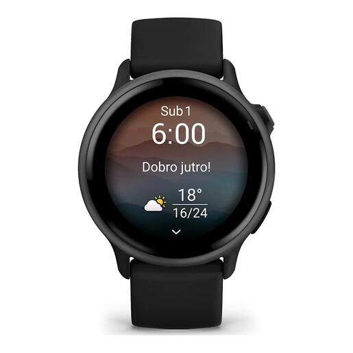 GARMIN Vivoactive 6 sportski pametni sat, 41mm, Black Slate