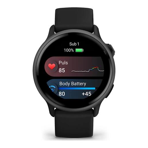 GARMIN Vivoactive 6 sportski pametni sat, 41mm, Black Slate