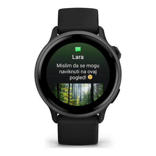GARMIN Vivoactive 6 sportski pametni sat, 41mm, Black Slate