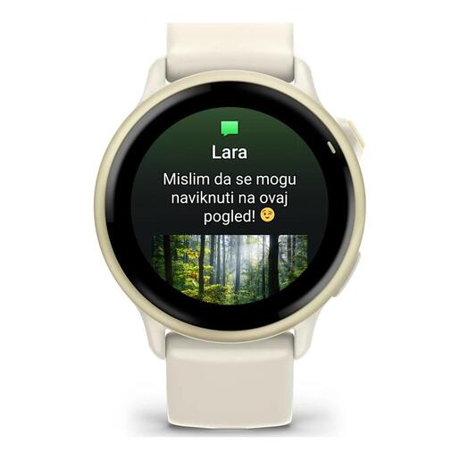 GARMIN Vivoactive 6 sportski pametni sat, 41mm, Bone/Lunar Gold