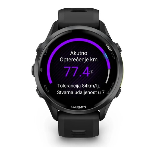 GARMIN Forerunner 970 sportski pametni sat, 47mm, Carbon Gray DLC Titanium Black