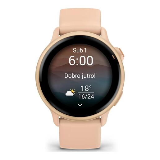 GARMIN Vivoactive 6 sportski pametni sat, 41mm, Pink Dawn/P. Dawn Metallic