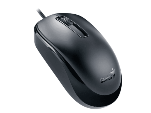 GENIUS miš DX-125, žičani, USB, optički, 3 tipke,crni