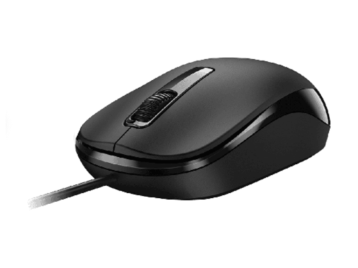 GENIUS miš DX-125, žičani, USB, optički, 3 tipke,crni