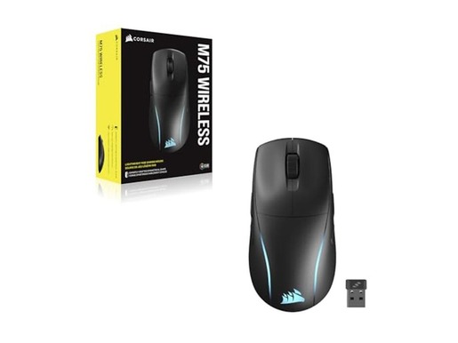 Corsair miš M75 bežični RGB gaming, crni, 26000 DPI