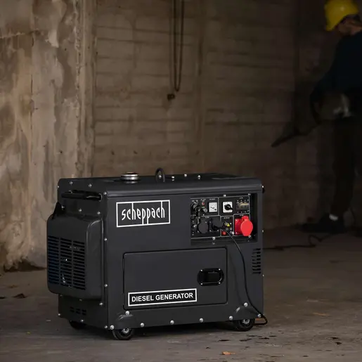 Scheppach Dizelski agregat monofazni/trofazni Black Edition 5 KW