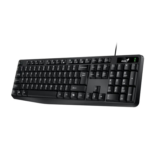 GENIUS žičana tastatura KB-117 , dužina kabla 1,4 m,crna boja, USB konektor, BiH layout