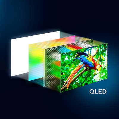 PHILIPS TV QLED 65PUS7810/12, 4K Ultra HD, Titan OS, Smart, Pixel Precise Ultra HD, HDR10+