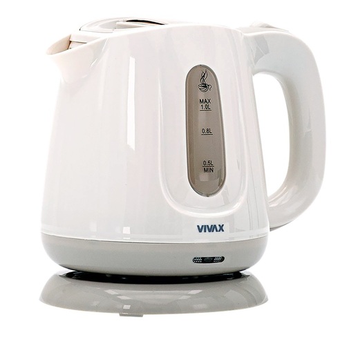 VIVAX kuhalo za vodu WH-103WB, 1100 W, 1 L, bijelo/sivo